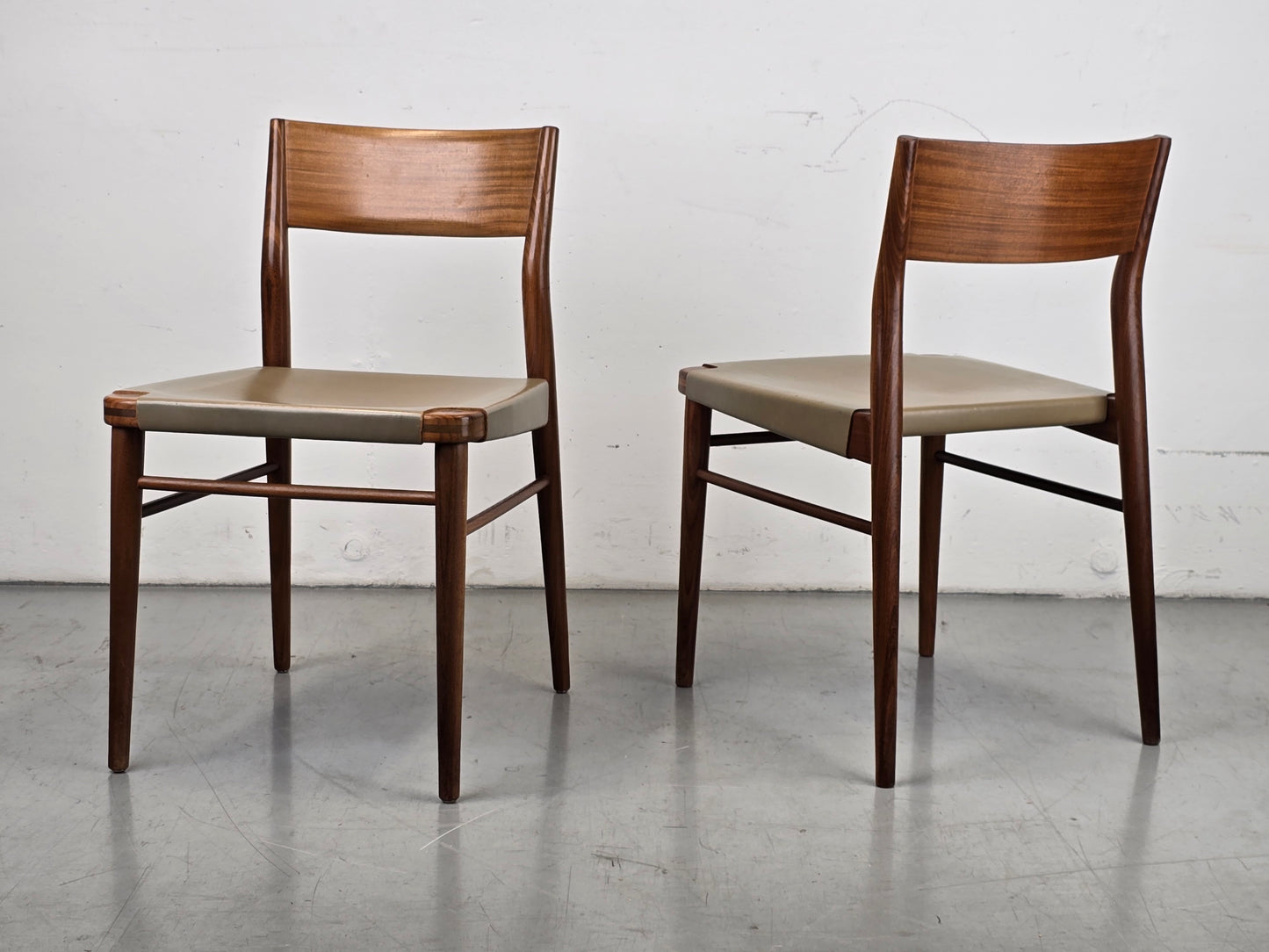 GEORG LEOWALD STUHL stühle esszimmer küche vintage teak esstisch mid century