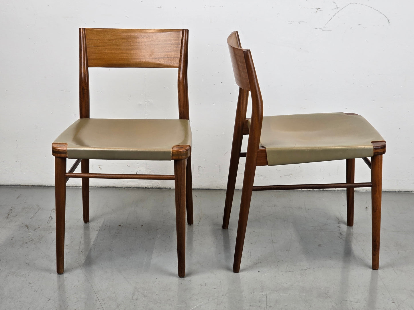 GEORG LEOWALD STUHL stühle esszimmer küche vintage teak esstisch mid century