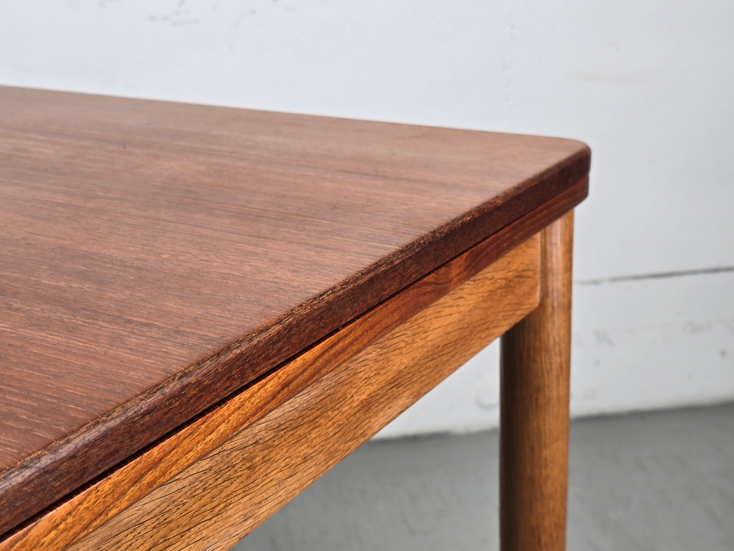 DÄNISCH TEAK ESSTISCH esszimmer tisch schreibtisch auszieh holz vintage 1960er