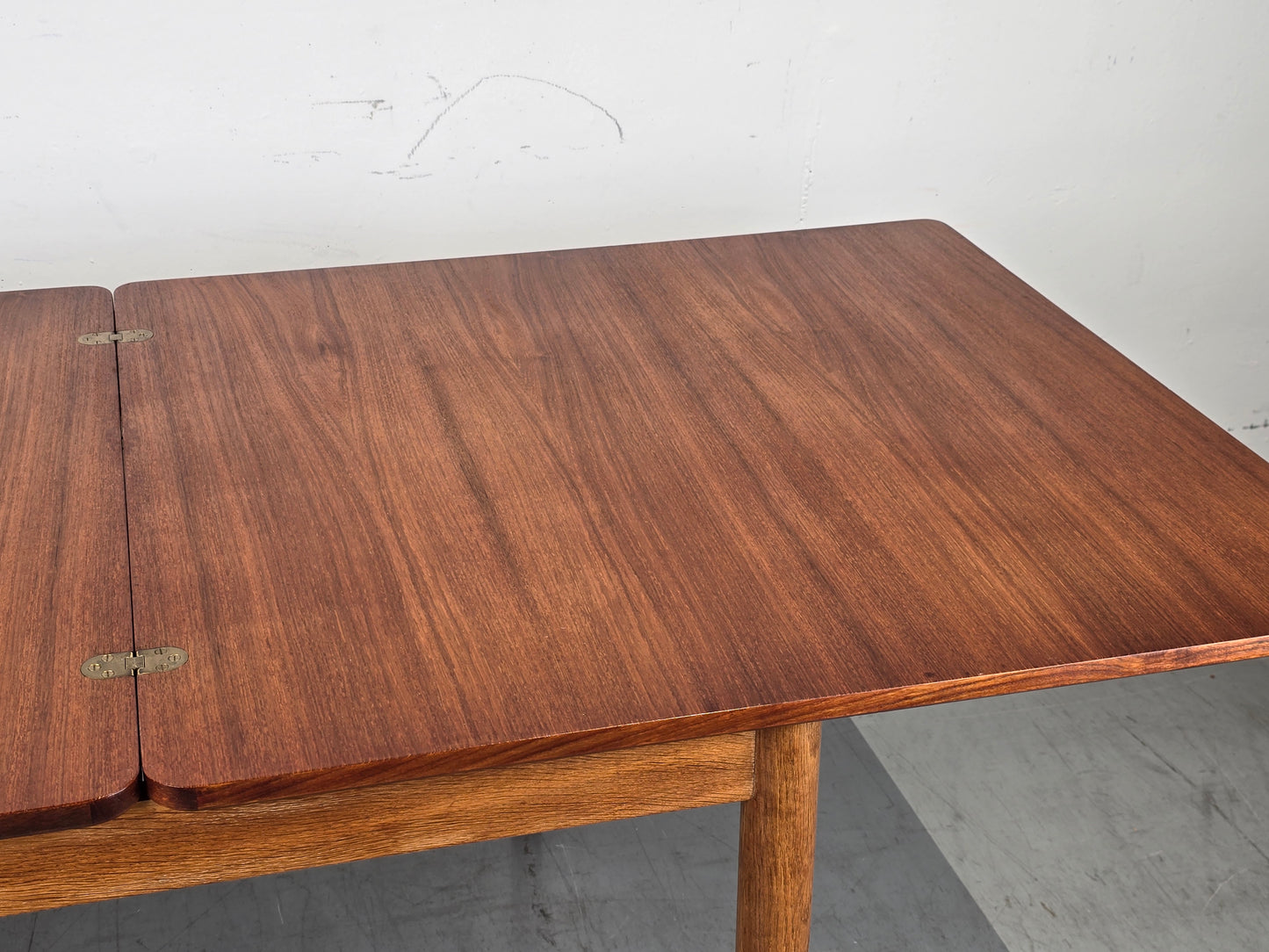 DÄNISCH TEAK ESSTISCH esszimmer tisch schreibtisch auszieh holz vintage 1960er