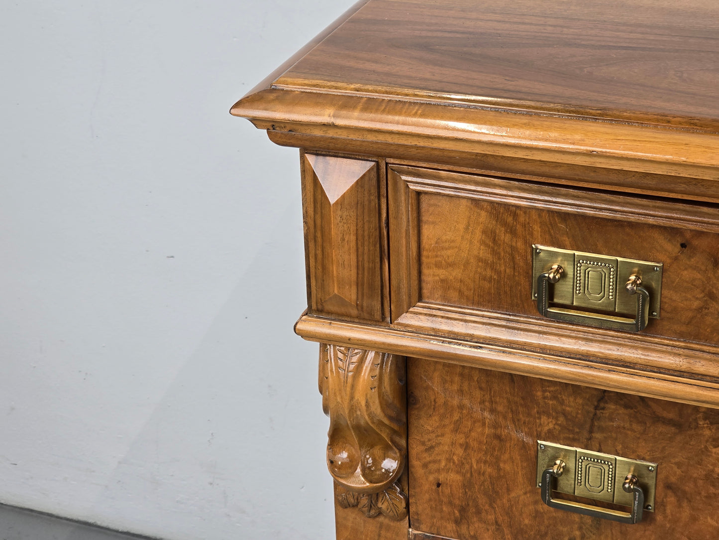 ANTIK KOMMODE gründerzeit holz nussbaum vintage schubladen restauriert