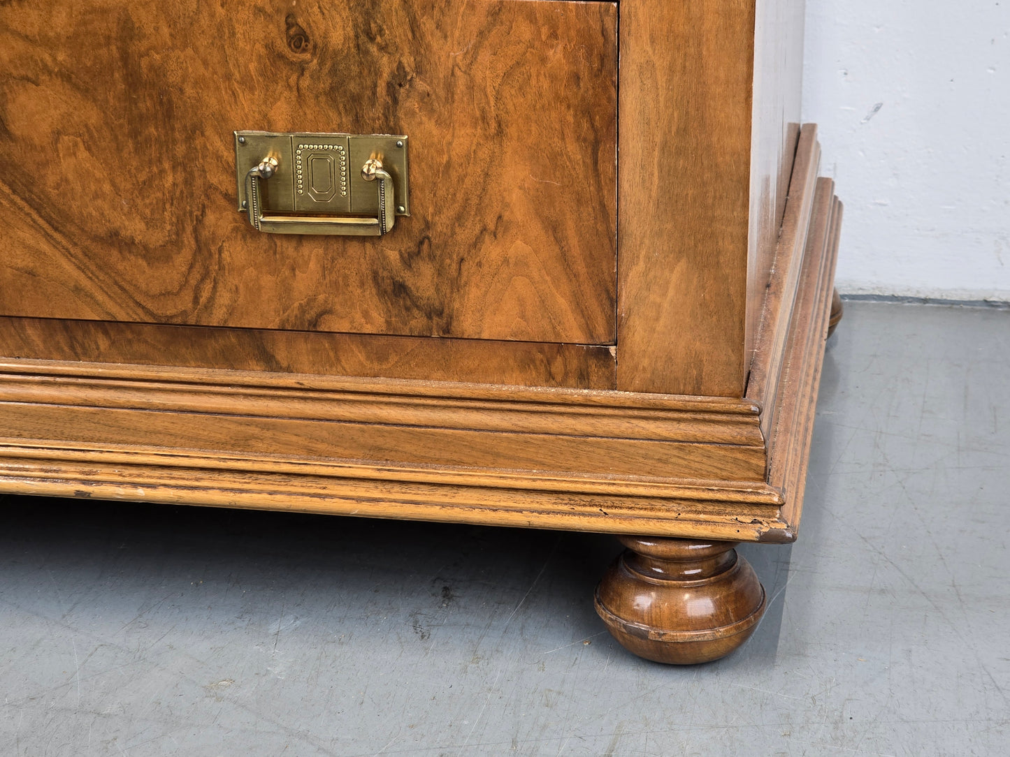 ANTIK KOMMODE gründerzeit holz nussbaum vintage schubladen restauriert