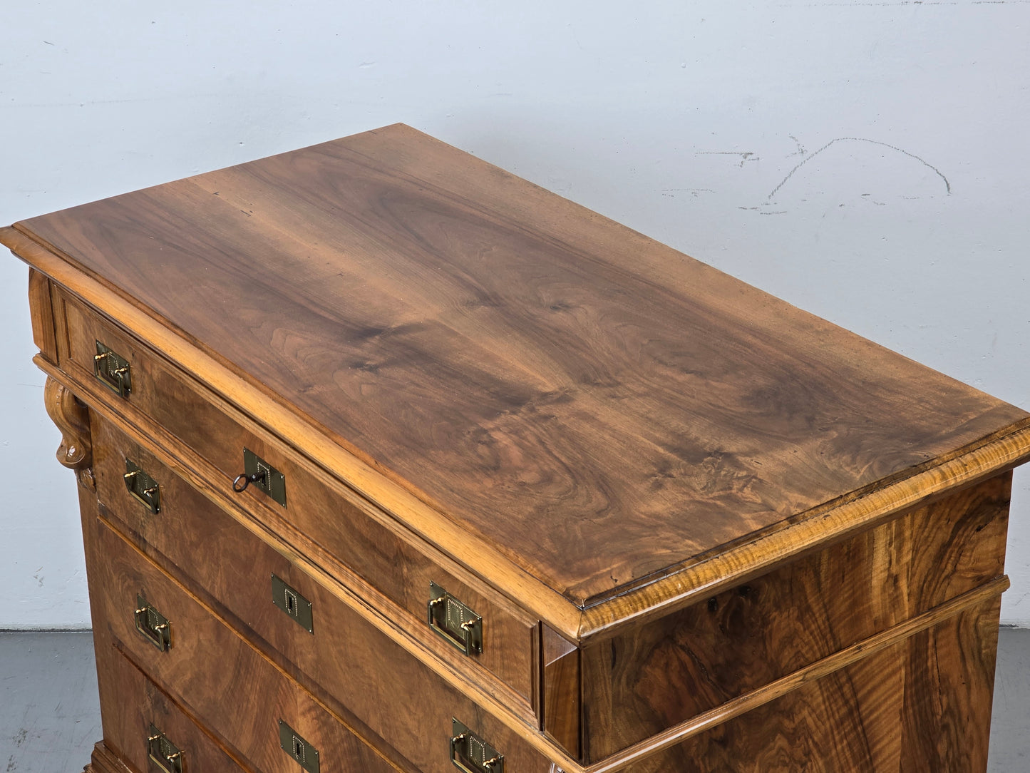 ANTIK KOMMODE gründerzeit holz nussbaum vintage schubladen restauriert