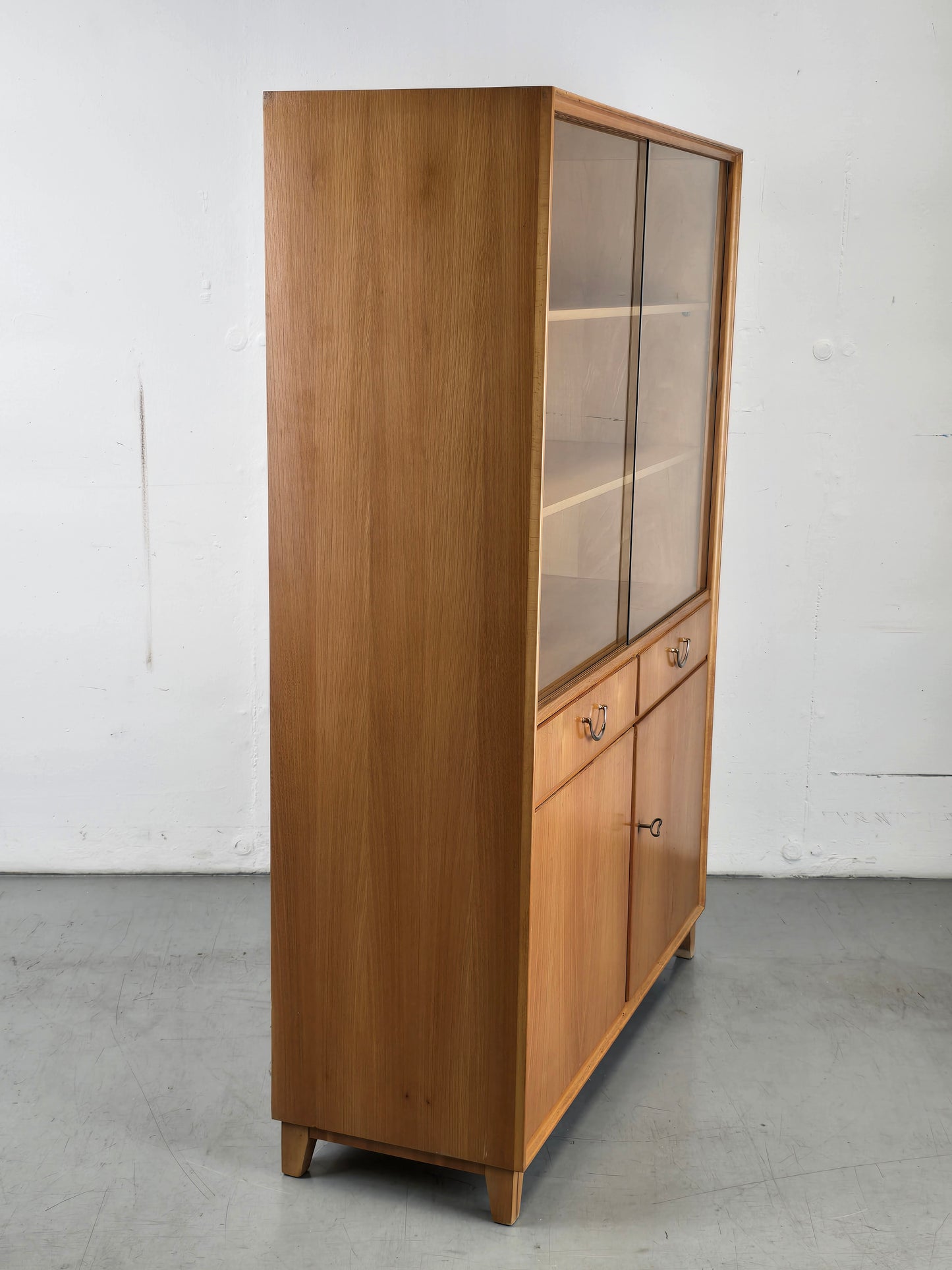 MUSTERRING VITRINENSCHRANK vitrine schrank kommode holz rüster vintage
