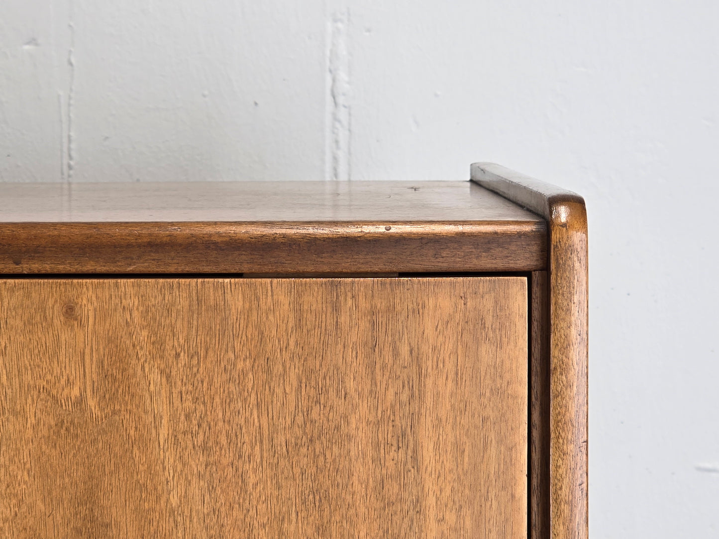 BEHR HIGHBOARD sideboard holz vintage schrank mid century schubladen schiebetüren ebw erwin behr wendlingen
