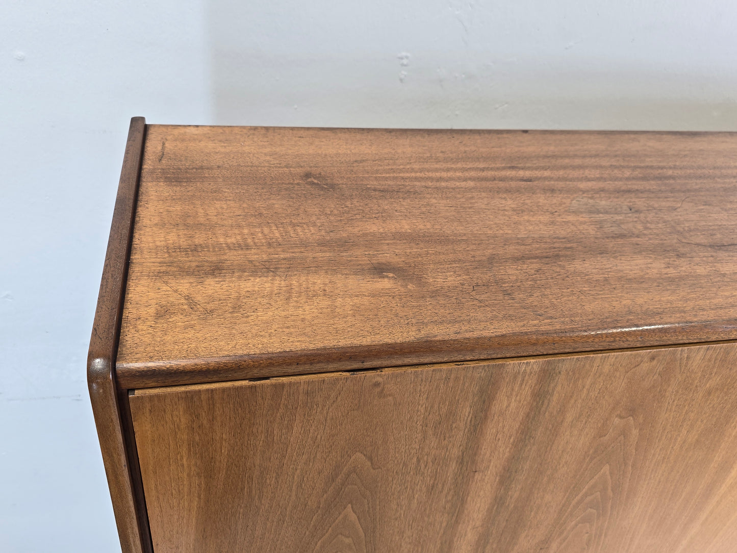 BEHR HIGHBOARD sideboard holz vintage schrank mid century schubladen schiebetüren ebw erwin behr wendlingen