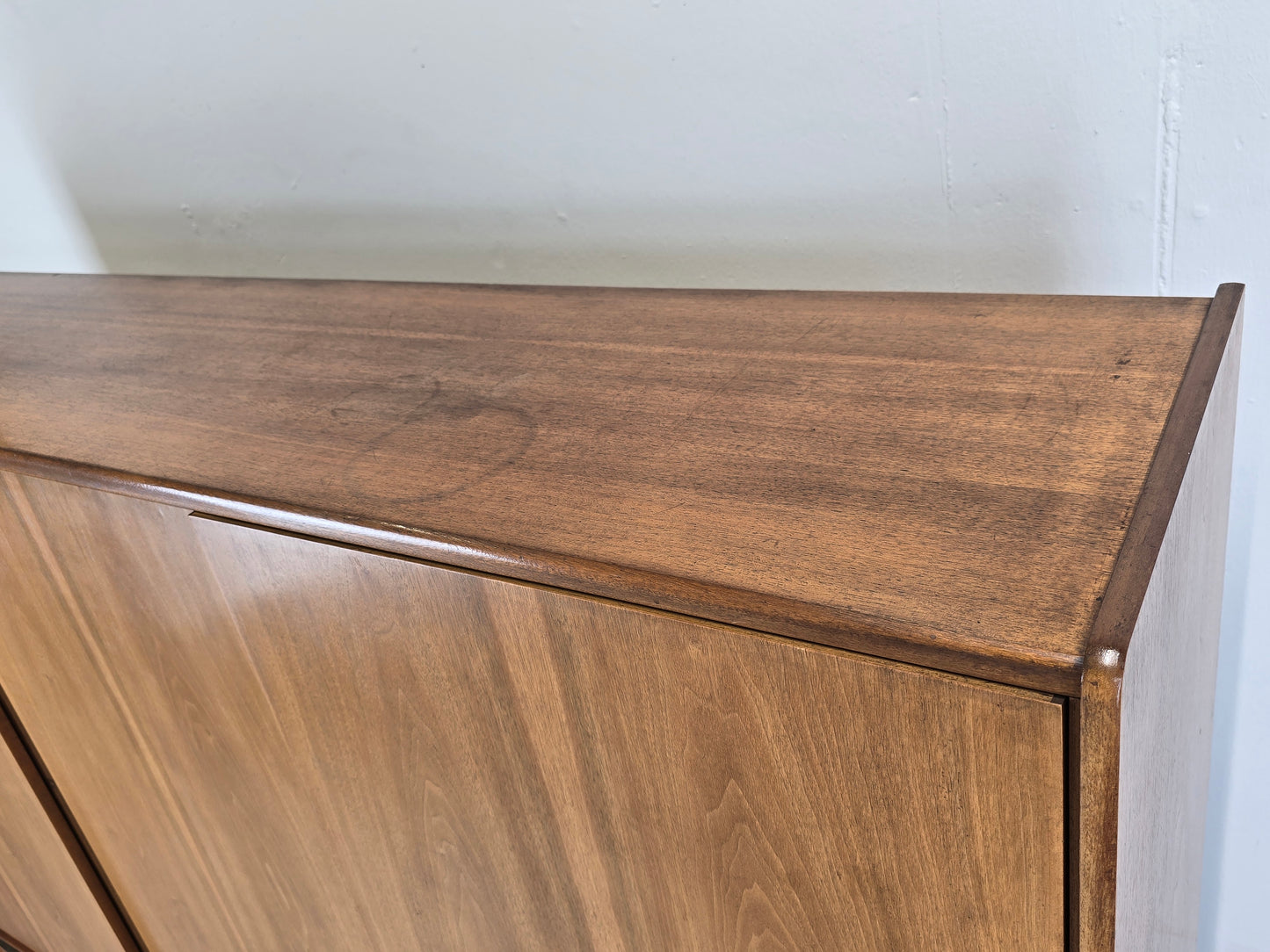 BEHR HIGHBOARD sideboard holz vintage schrank mid century schubladen schiebetüren ebw erwin behr wendlingen