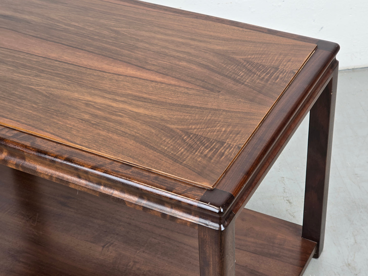 VINTAGE NUSSBAUM TV BOARD couchtisch serviertisch tisch regal holz antik
