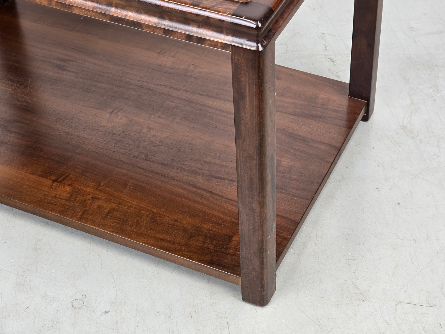VINTAGE NUSSBAUM TV BOARD couchtisch serviertisch tisch regal holz antik