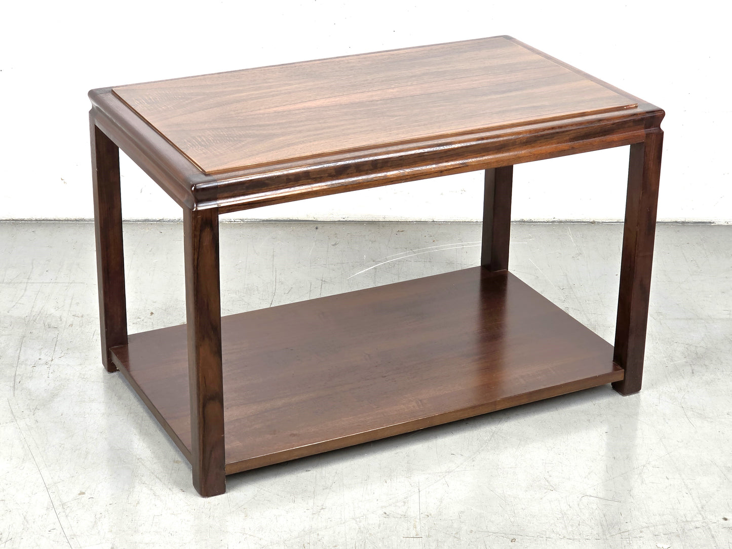 VINTAGE NUSSBAUM TV BOARD couchtisch serviertisch tisch regal holz antik