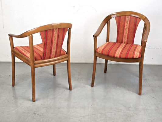 VINTAGE ARMCHAIR stuhl esstisch esszimmer küche armlehnen rot