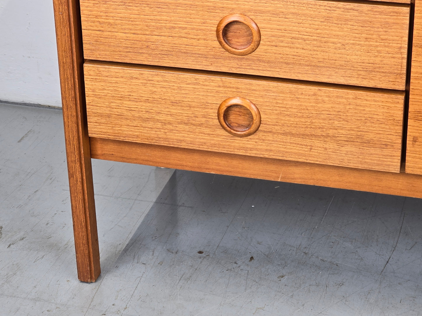 DÄNISCH TEAK SIDEBOARD kommode holz vintage tv board dänemark