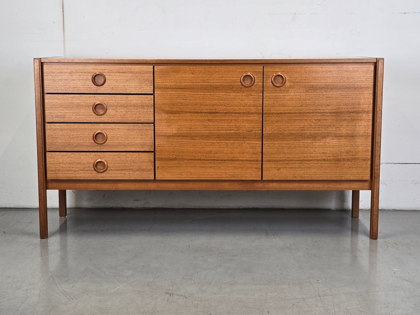 DÄNISCH TEAK SIDEBOARD kommode holz vintage tv board dänemark