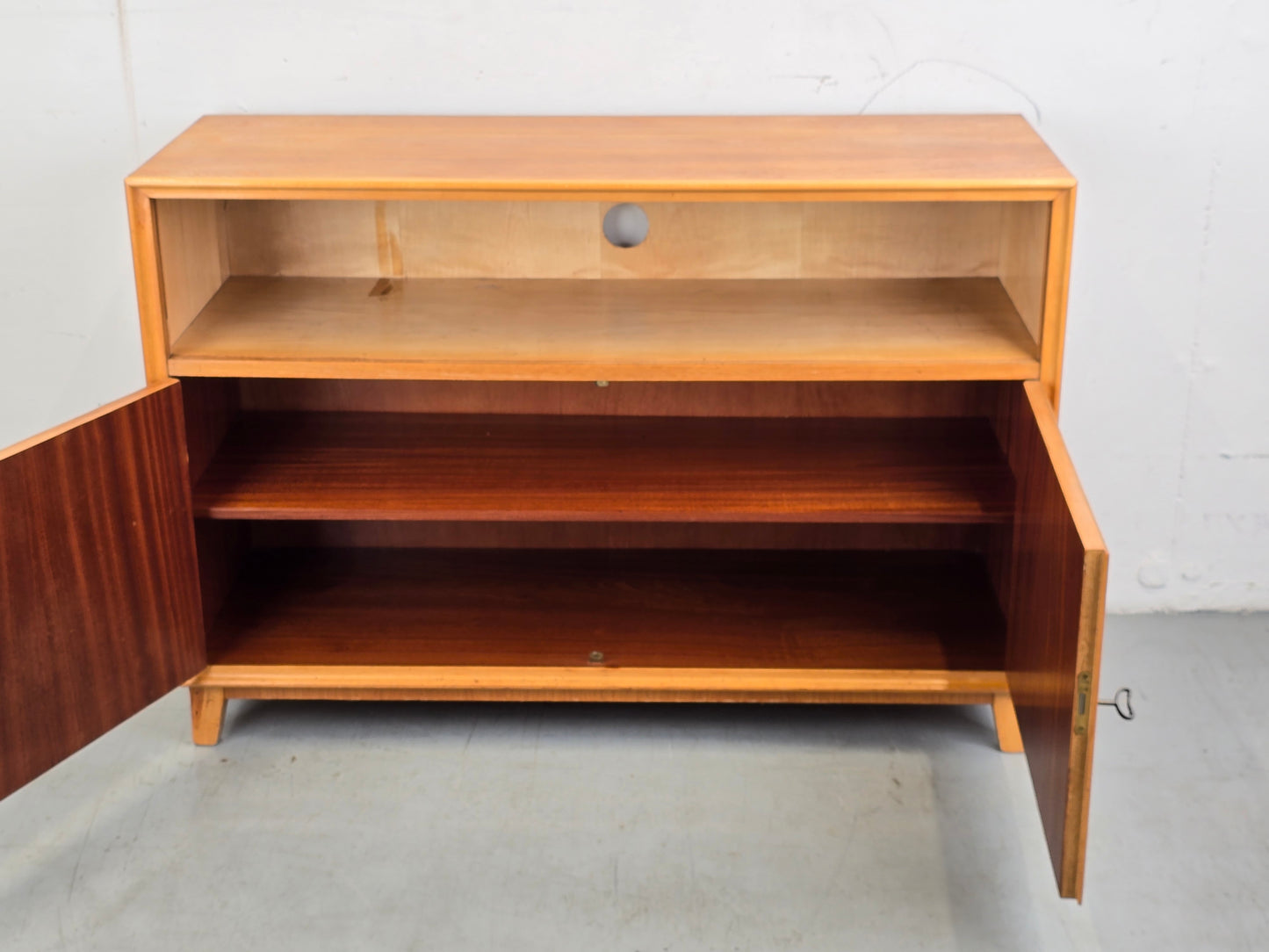 MUSTERRING SIDEBOARD kommode rüster vintage hifi 1960er board tv 60s