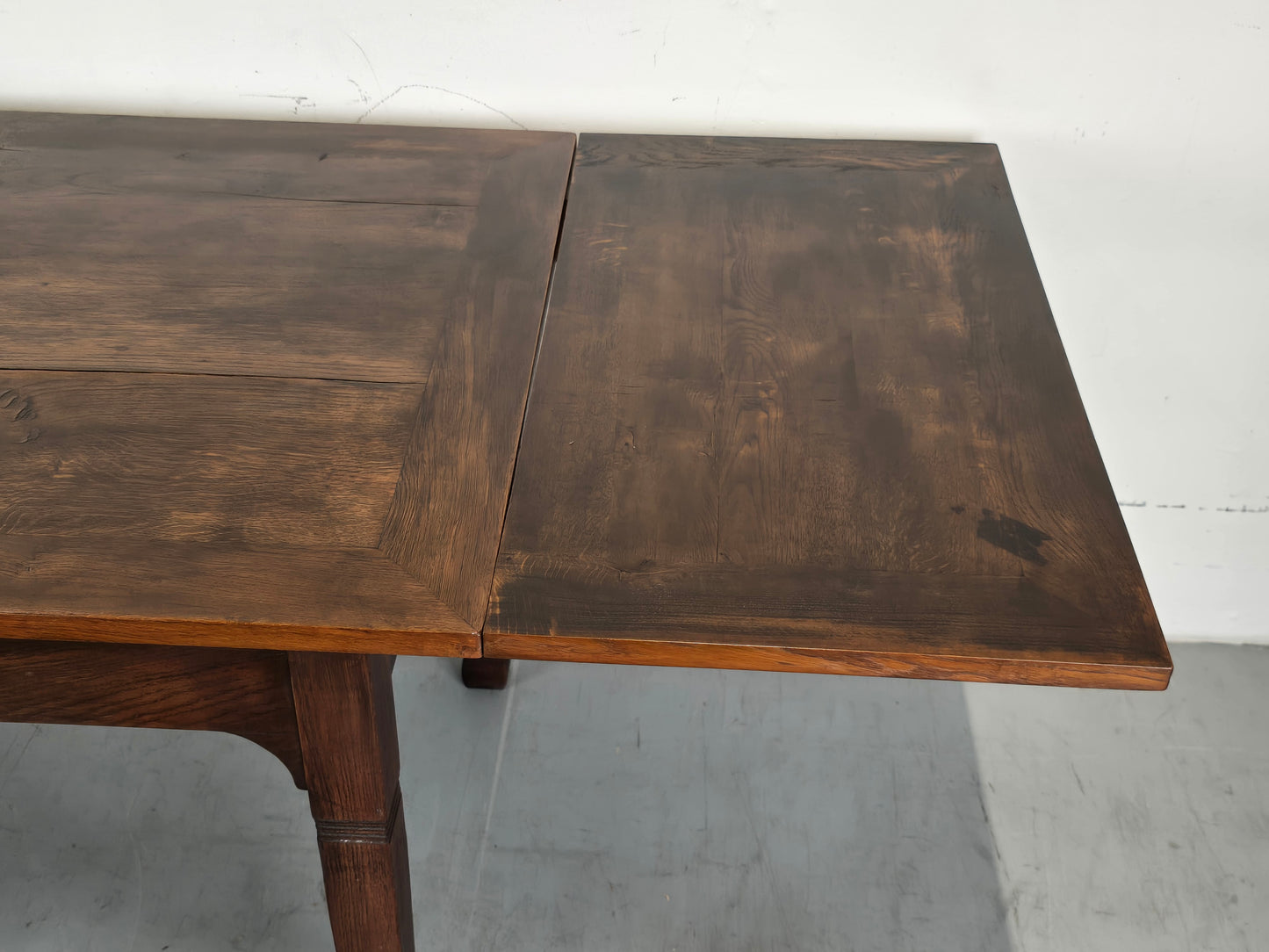 ANTIK EICHE TISCH esstisch küche schreibtisch vollholz vintage ausziehbar