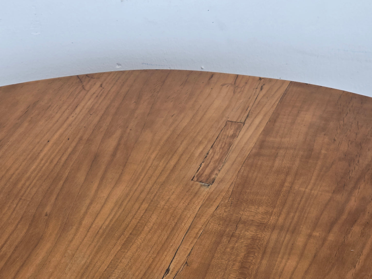 BIEDERMEIER TISCH rund holz schwarz antik vintage Couchtisch beistelltisch