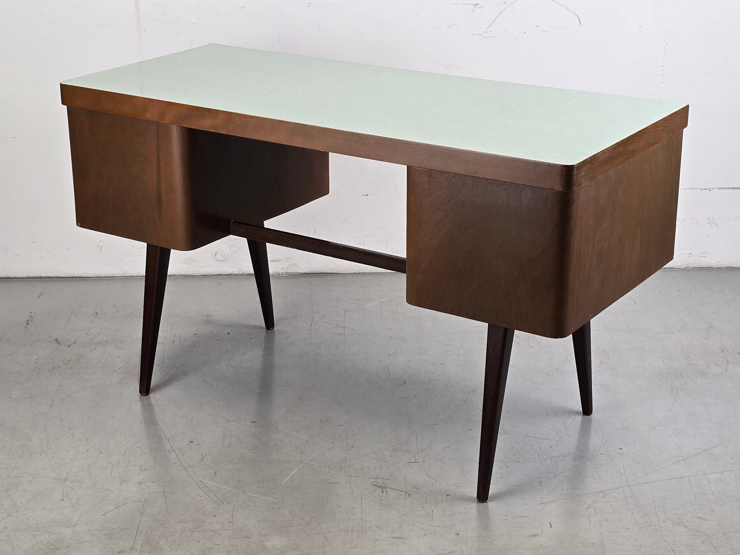 EKA WERK Schreibtisch vintage mid century 60s ddr 1960 tisch büro resopal