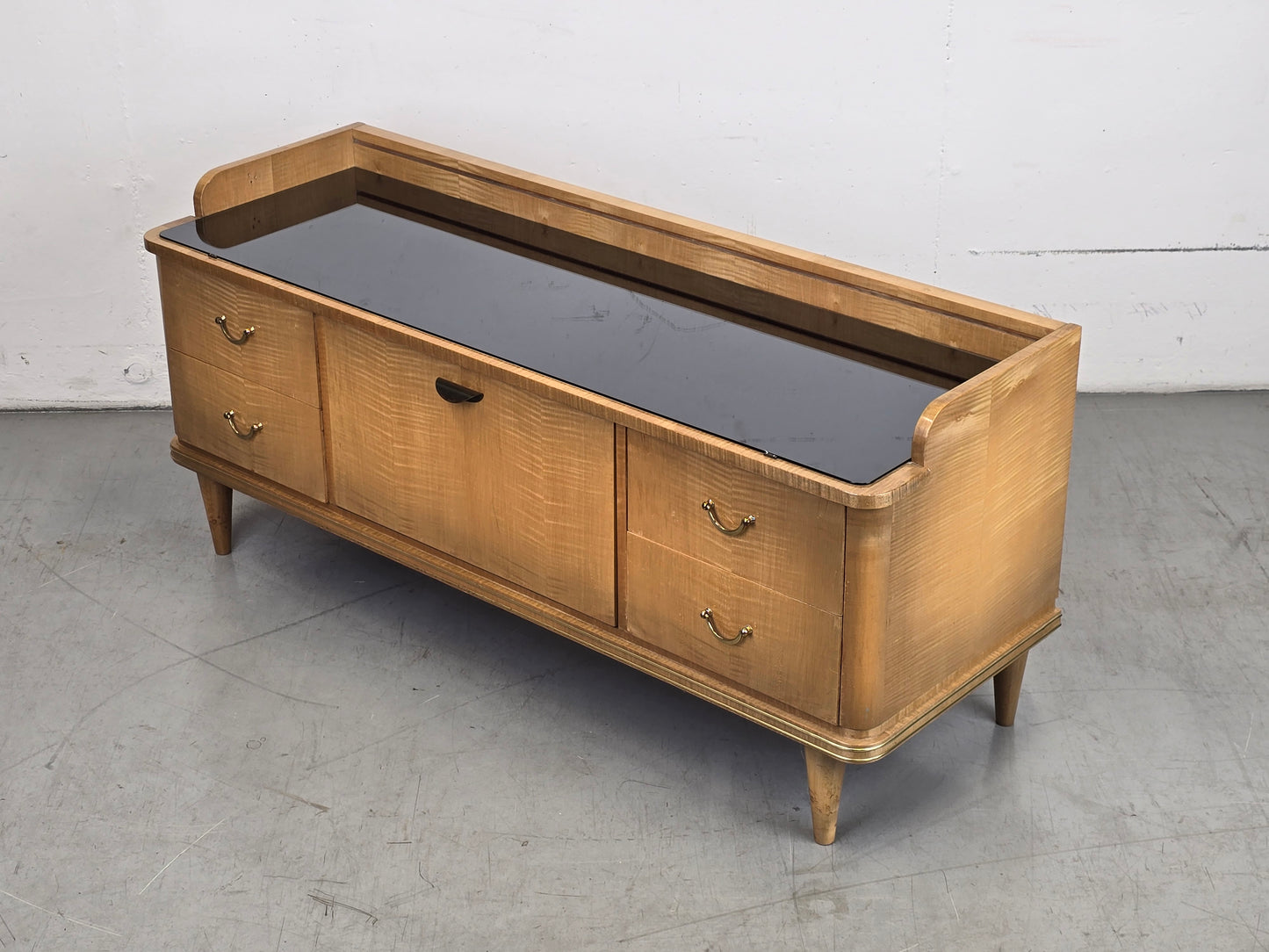 MID CENTURY SIDEBOARD lowboard kommode holz vintage 50er Jahre