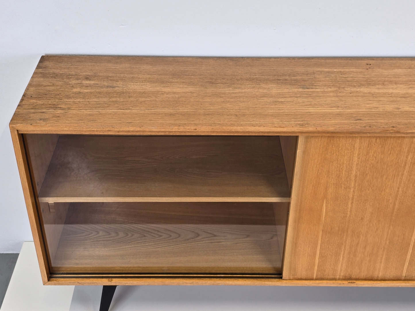MUSTERRING SIDEBOARD vintage kommode tv board low holz rüster mid century vitrine