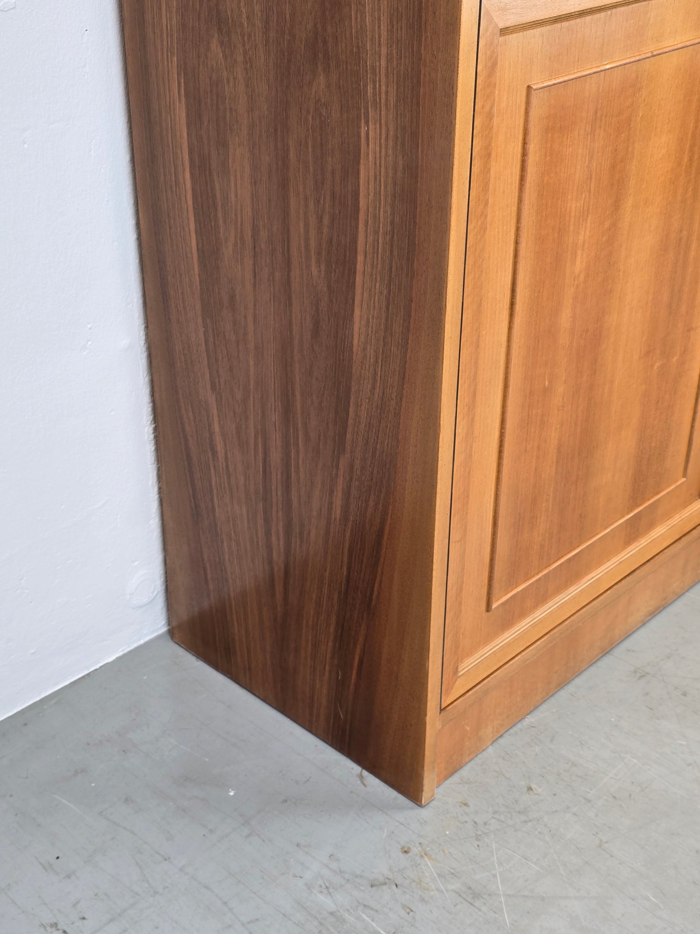 VINTAGE SEKRETÄR schrank bar nussbaum holz minibar vitirne