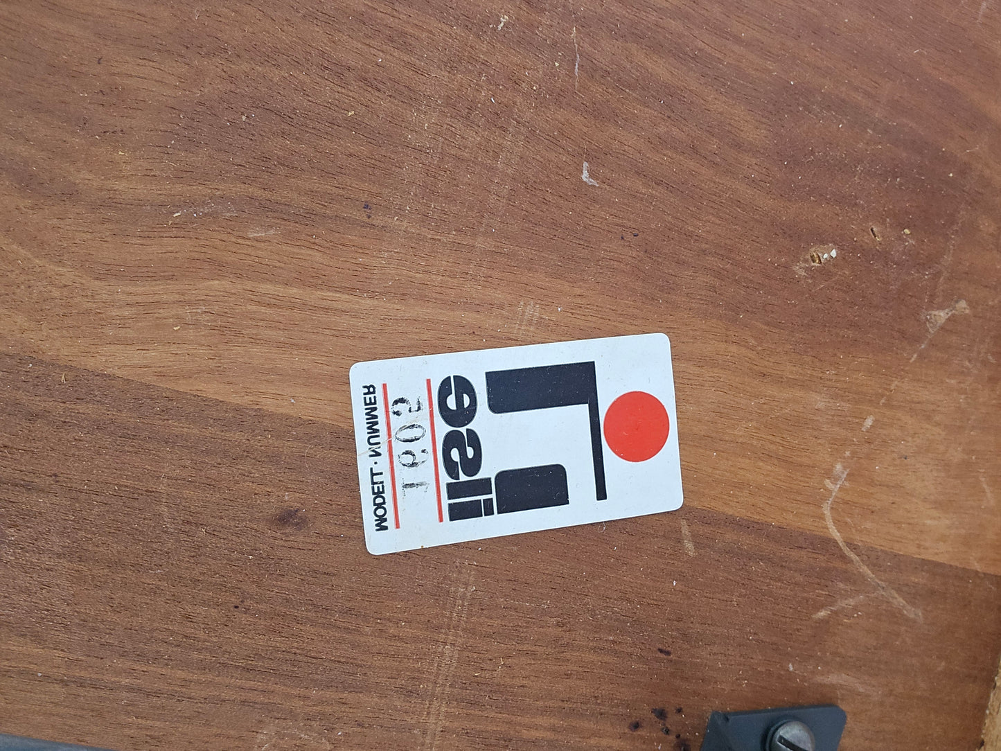 ILSE TISCH couchtisch esstisch schreibtisch vintage holz nussbaum mid century