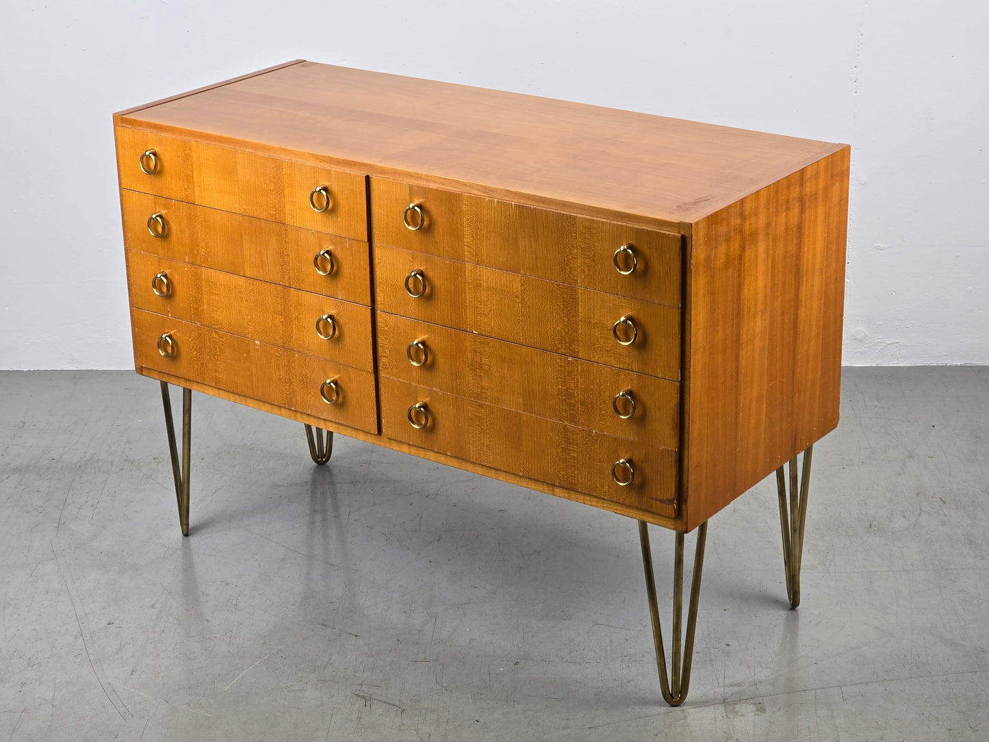 MID CENUTRY SIDEBOARD vintage kommode schubladen holz tv board