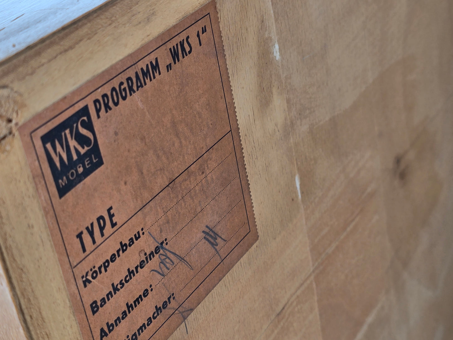 WK MÖBEL SEKRETÄR kommode holz minibar vintage schubladen mid century