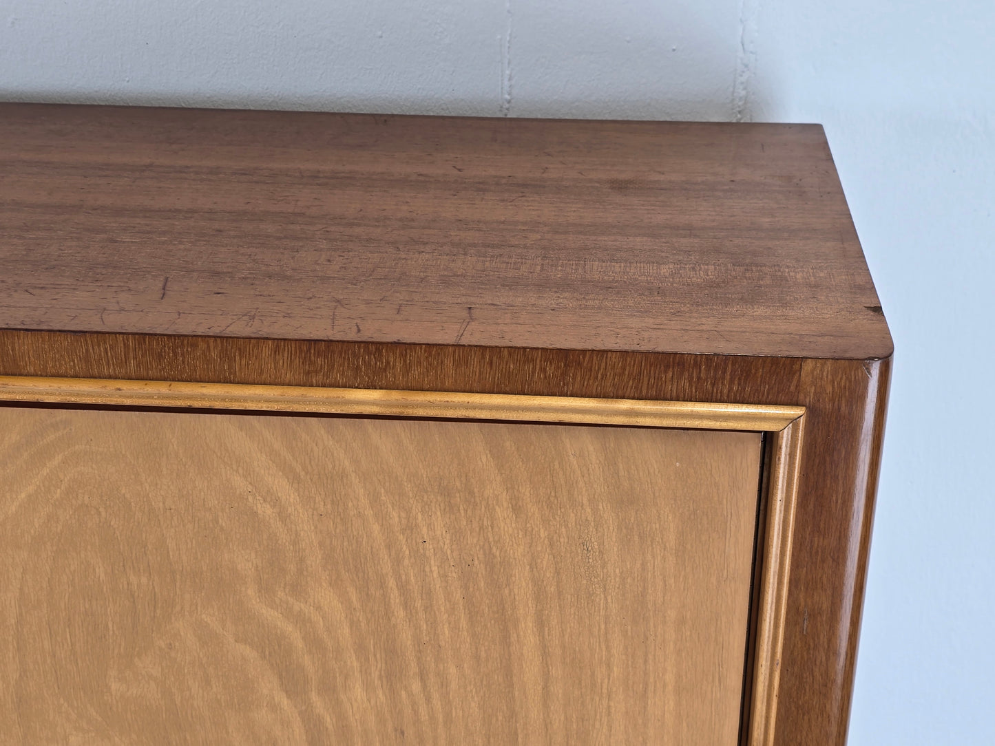VINTAGE KLEIDERSCHRANK holz schrank Teak 1960er mid century