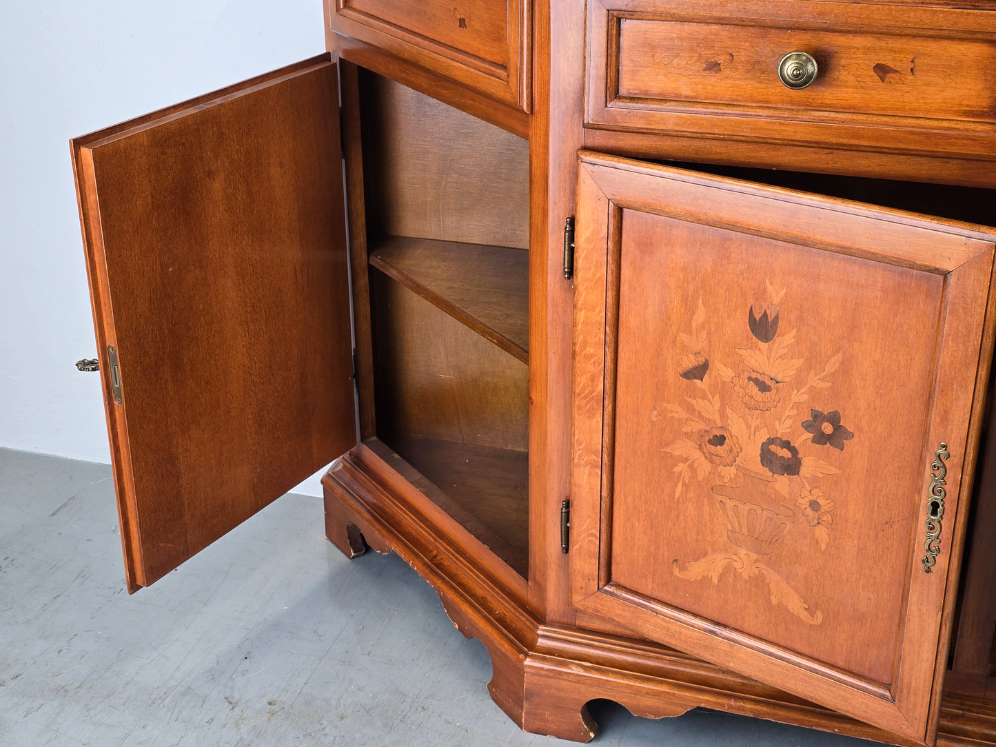 VINTAGE INTARSIEN SIDEBOARD kommode holz antik schubladen