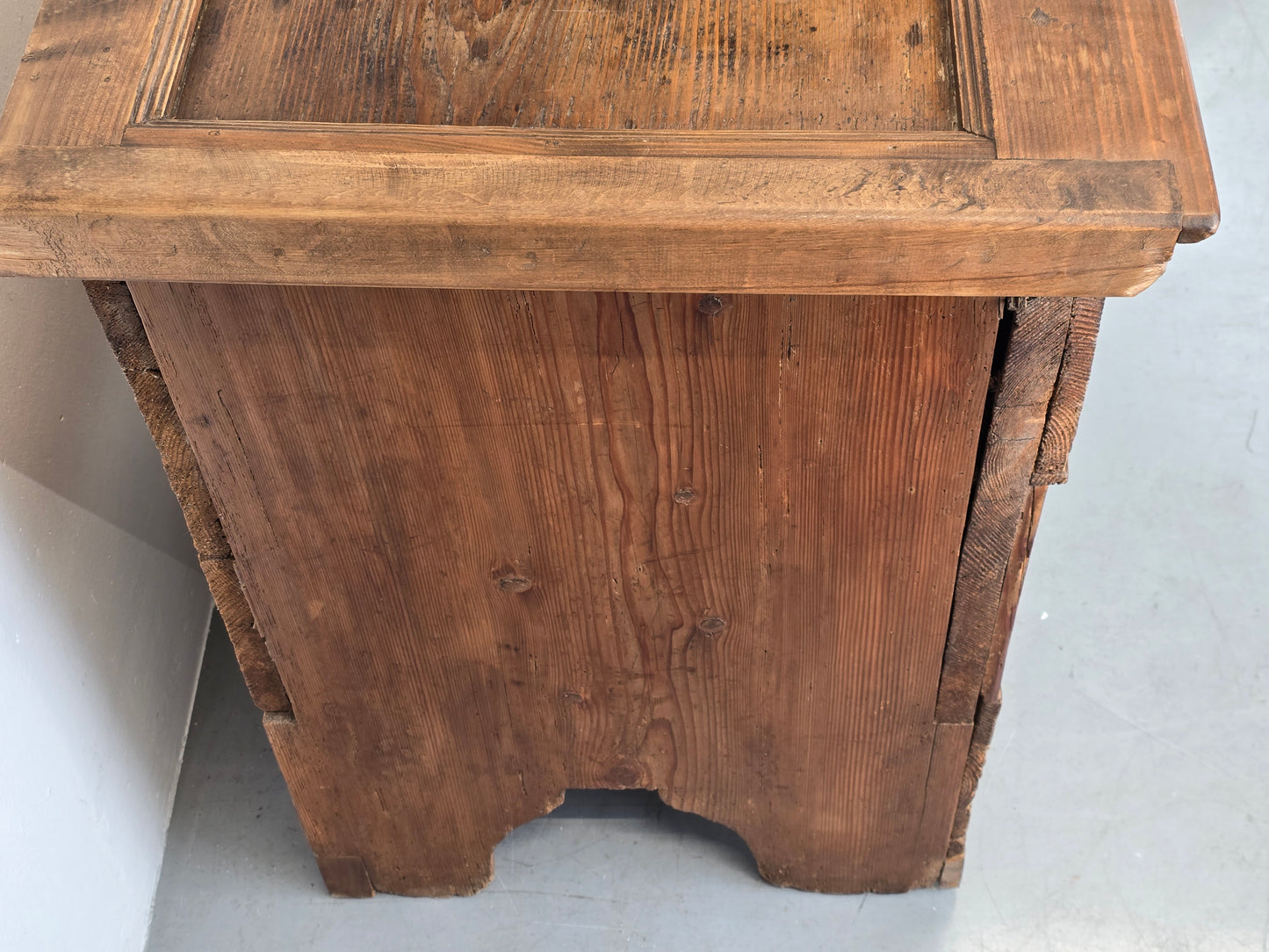 ANTIKE TRUHE holz volholz kiste bauern wäsche hochzeits vintage tirol