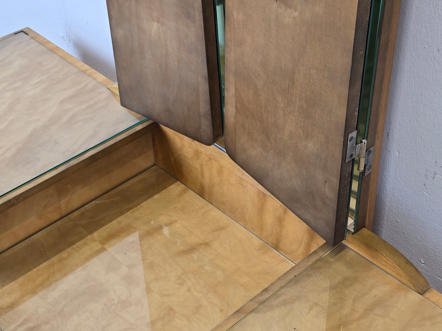 MID CENTURY SPIEGELKOMMODE kommode Schminktisch spiegel garderobe flur vintage