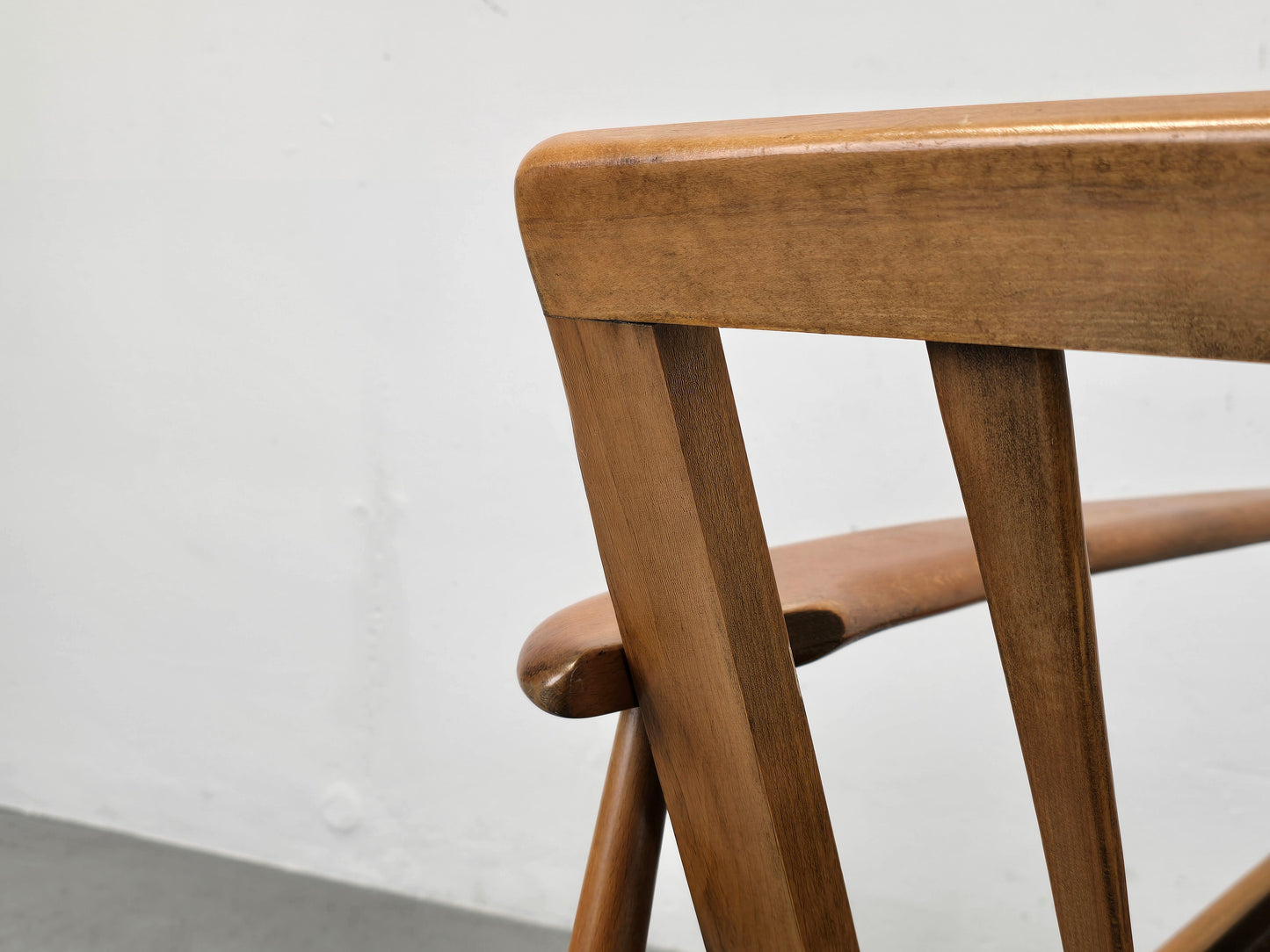 MID CENUTRY SESSEL vintage tv armchair holz 1960er Jahre knoll antimott