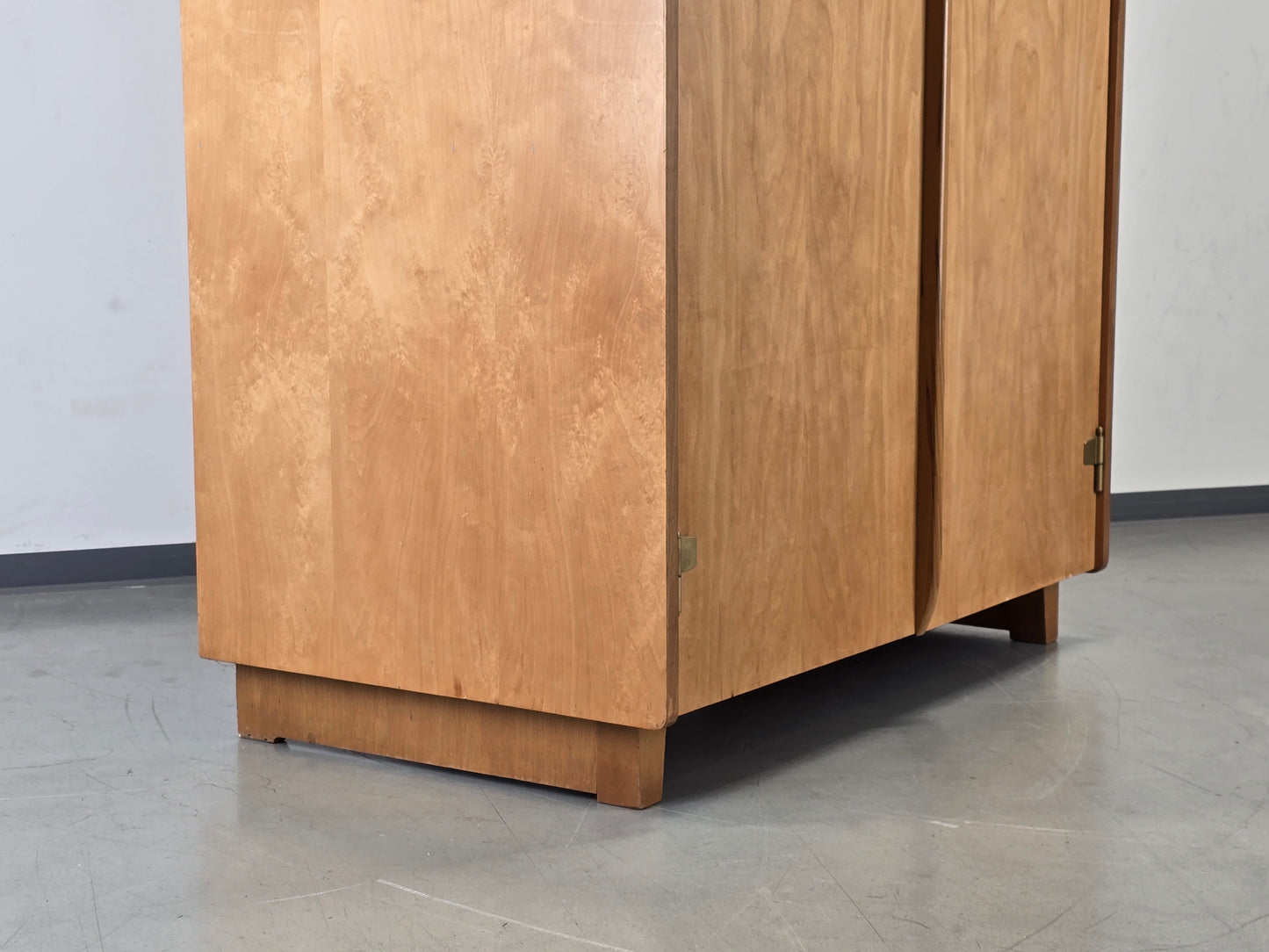 ARNO LAMBRECHT KLEIDERSCHRANK schrank holz birke vintage mid century retro wk möbel