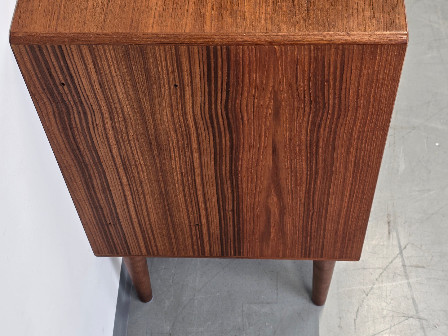 DANISH TEAK KOMMODE vintage schubladen nachttisch ablage flur retro mid century