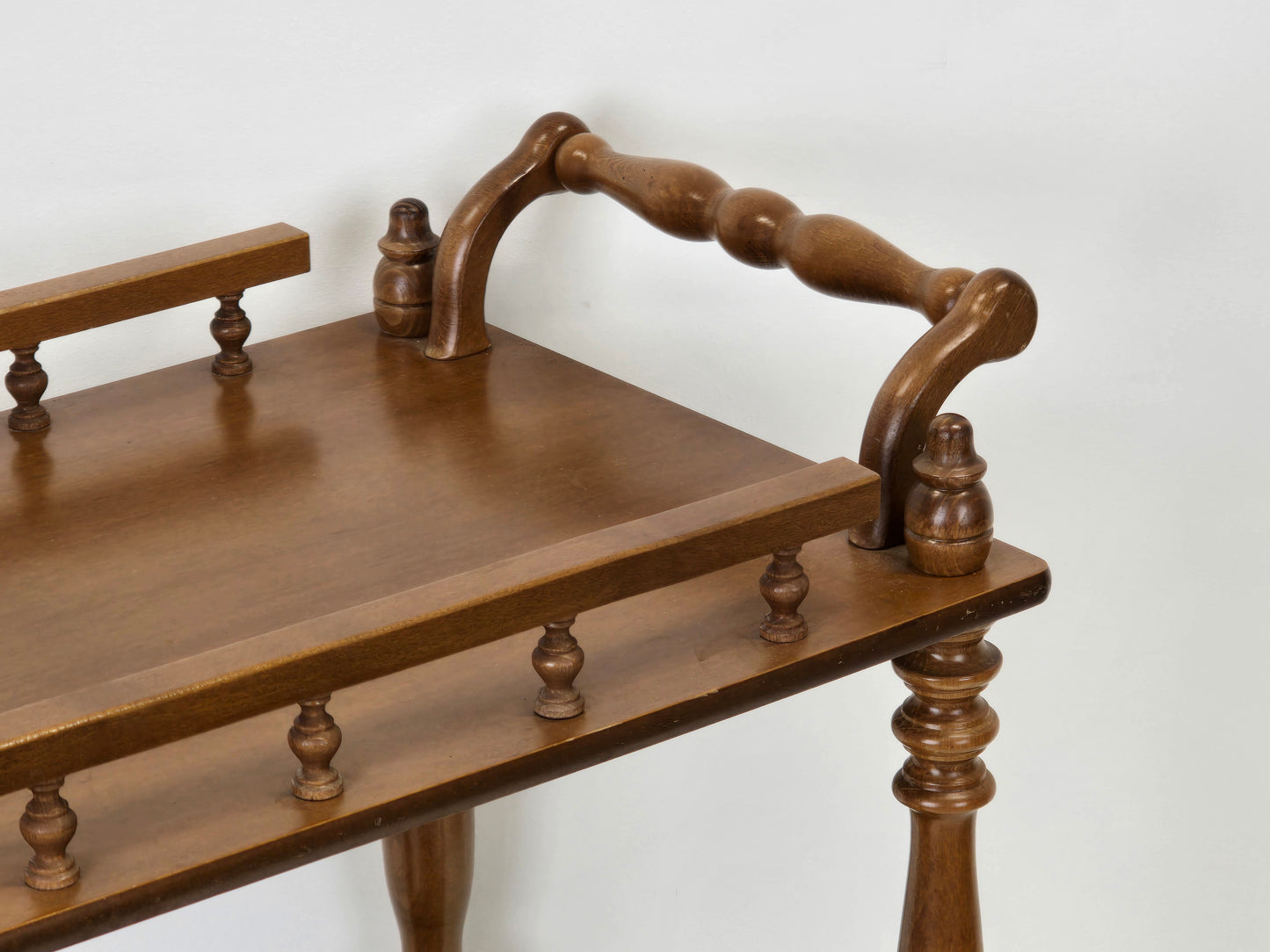 SERVIERWAGEN BARWAGEN Vintage Teewagen Holz Retro Rollwagen Regal antik