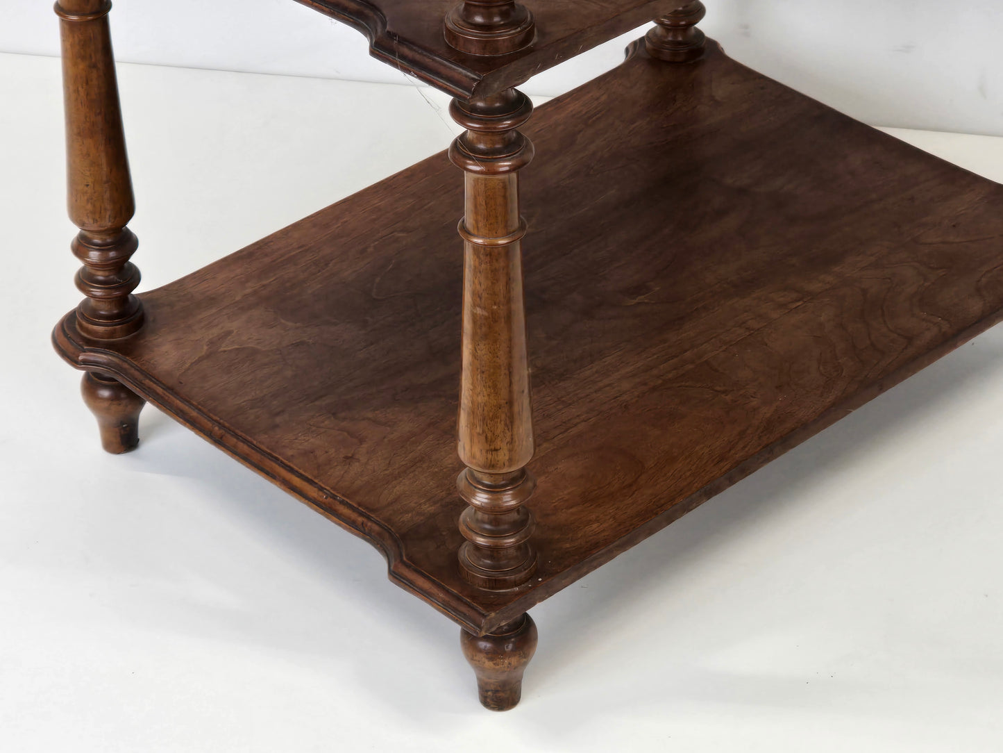 ETAGERE ANTIK Regal Beistelltisch Vintage Holz Gründerzeit Shabby Chic Nachtisch