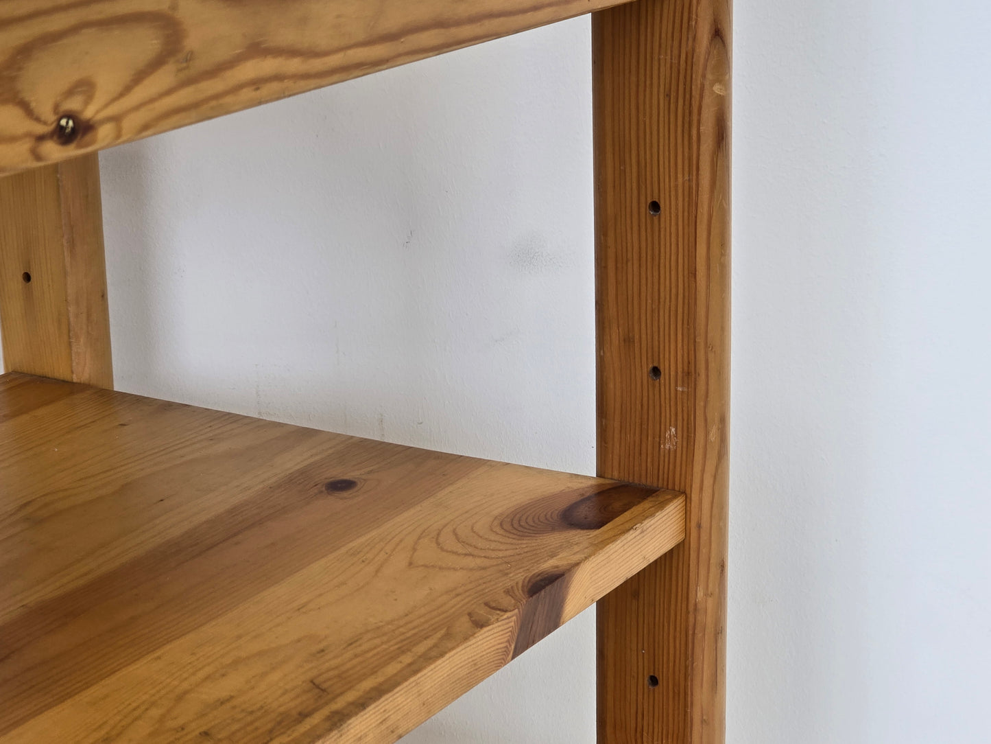 DESIGN BEISTELLWAGEN Rollwagen Kiefer Vintage Servierwagen Regal Mid Century