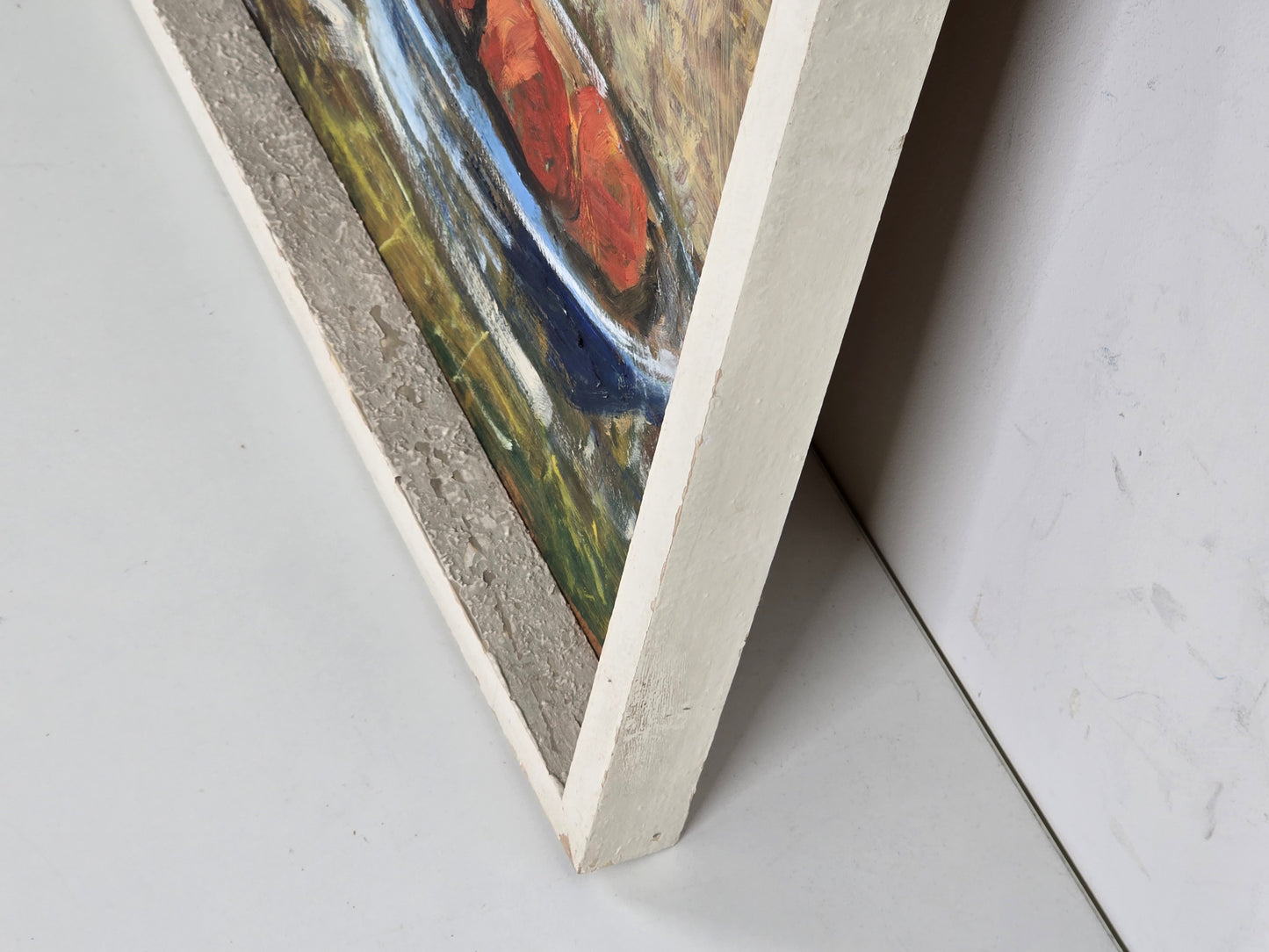 SONNENBLUMEN ÖLGEMÄLDE Stillleben Blumenvase Vintage Kunst Rahmen 78x97cm