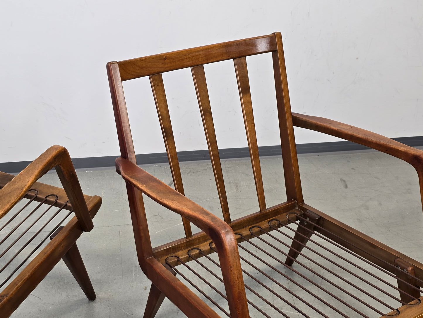 KNOLL ANTIMOTT Sessel Mid-Century Vintage Lounge Chair 60er Design Holz