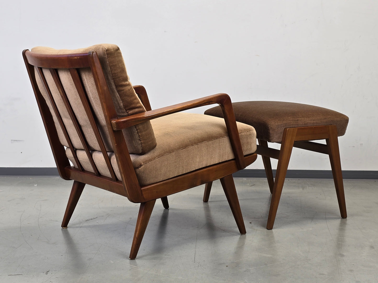 KNOLL ANTIMOTT Sessel Mid-Century Vintage Lounge Relax tv Chair 60er Design Holz
