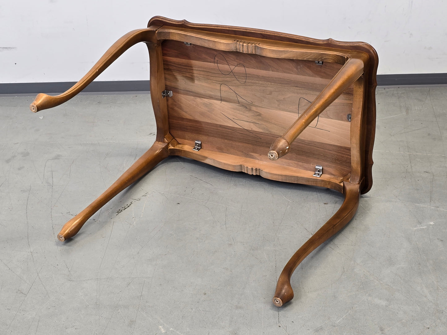 VINTAGE BEISTELLTISCH Couchtisch Chippendale Stil Holz Mid Century Retro Antik