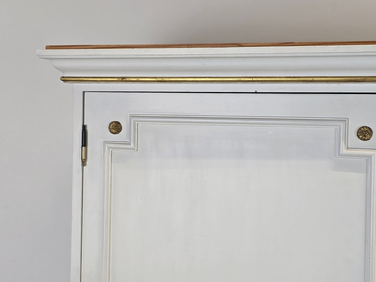 SCHRANK ANTIK Landhausstil Weiß Buffet Kommode Vintage Shabby Chic Regal Kleider