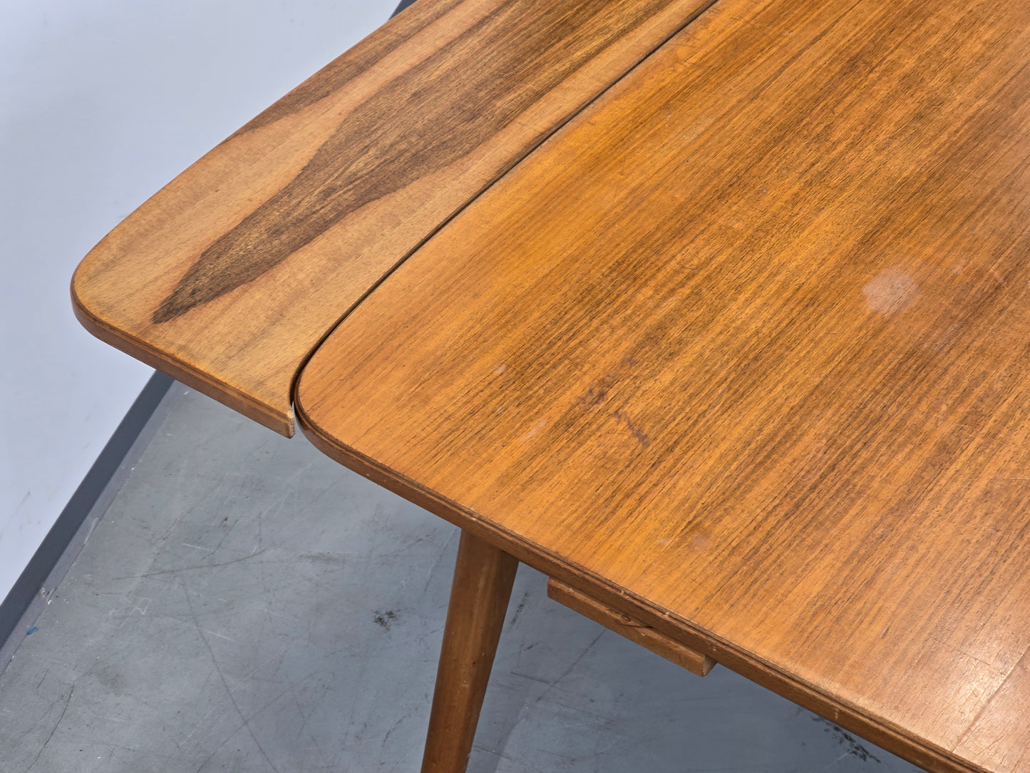 MID CENTURY Esstisch Kurbeltisch höhenverstellbar ausziehbar Vintage 60er