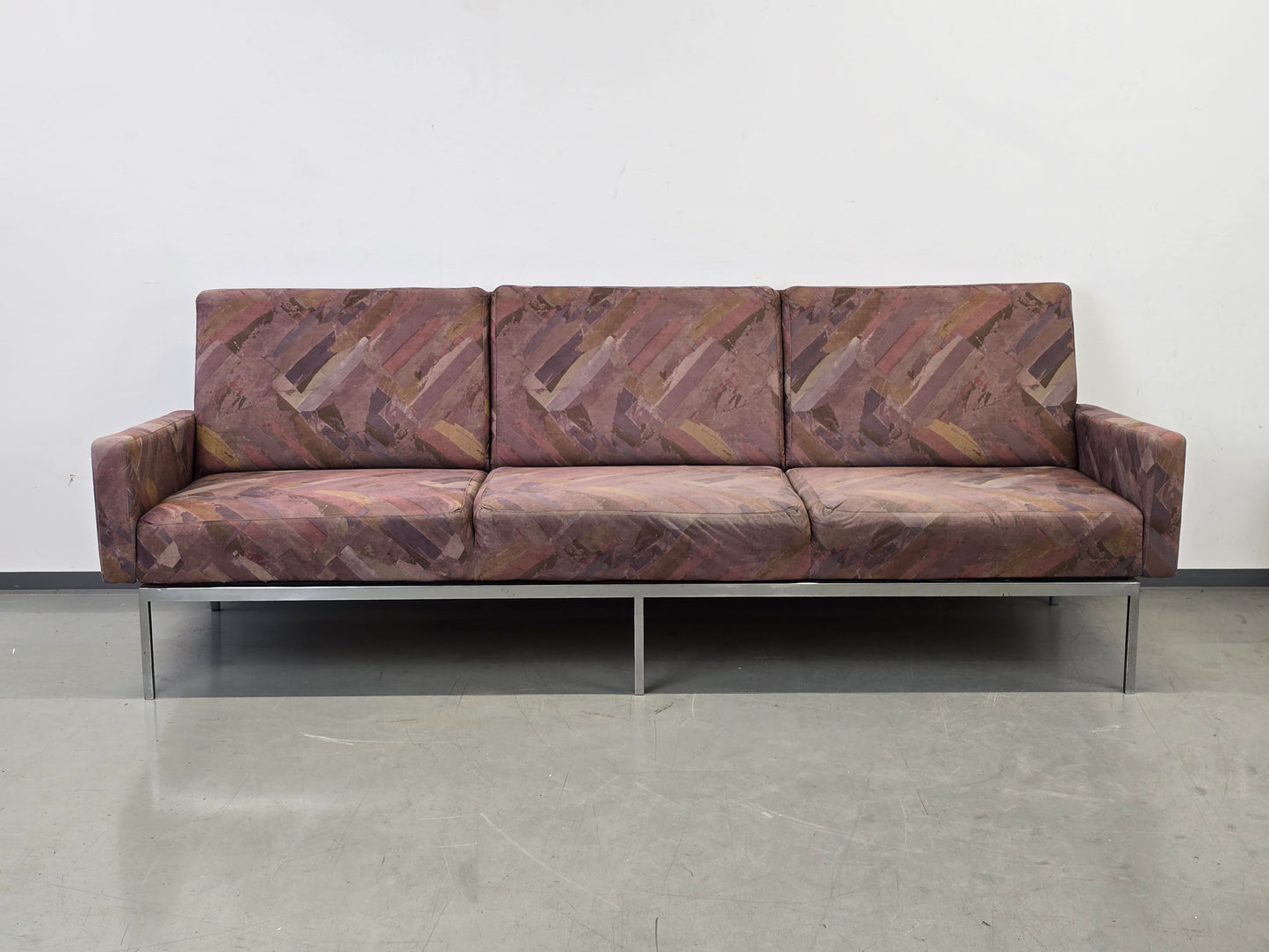 WALTER KNOLL Sessel Rolf Grunow Postmodern 80er 90er Chrom Design Rarität