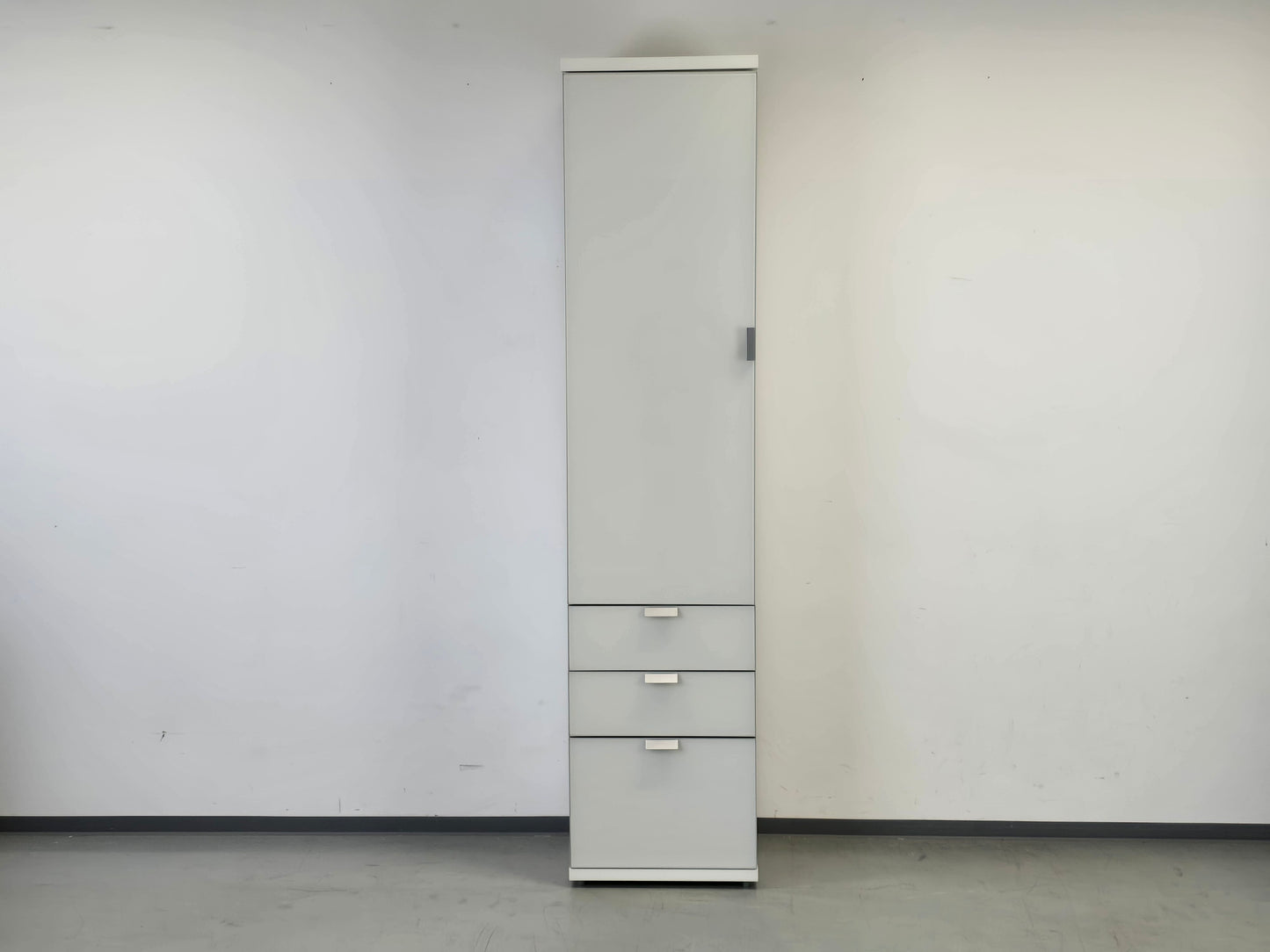 HÜLSTA SCHRANK Weiß Glas Designer Modern Top Zustand Xelo Akten Wohnzimmer