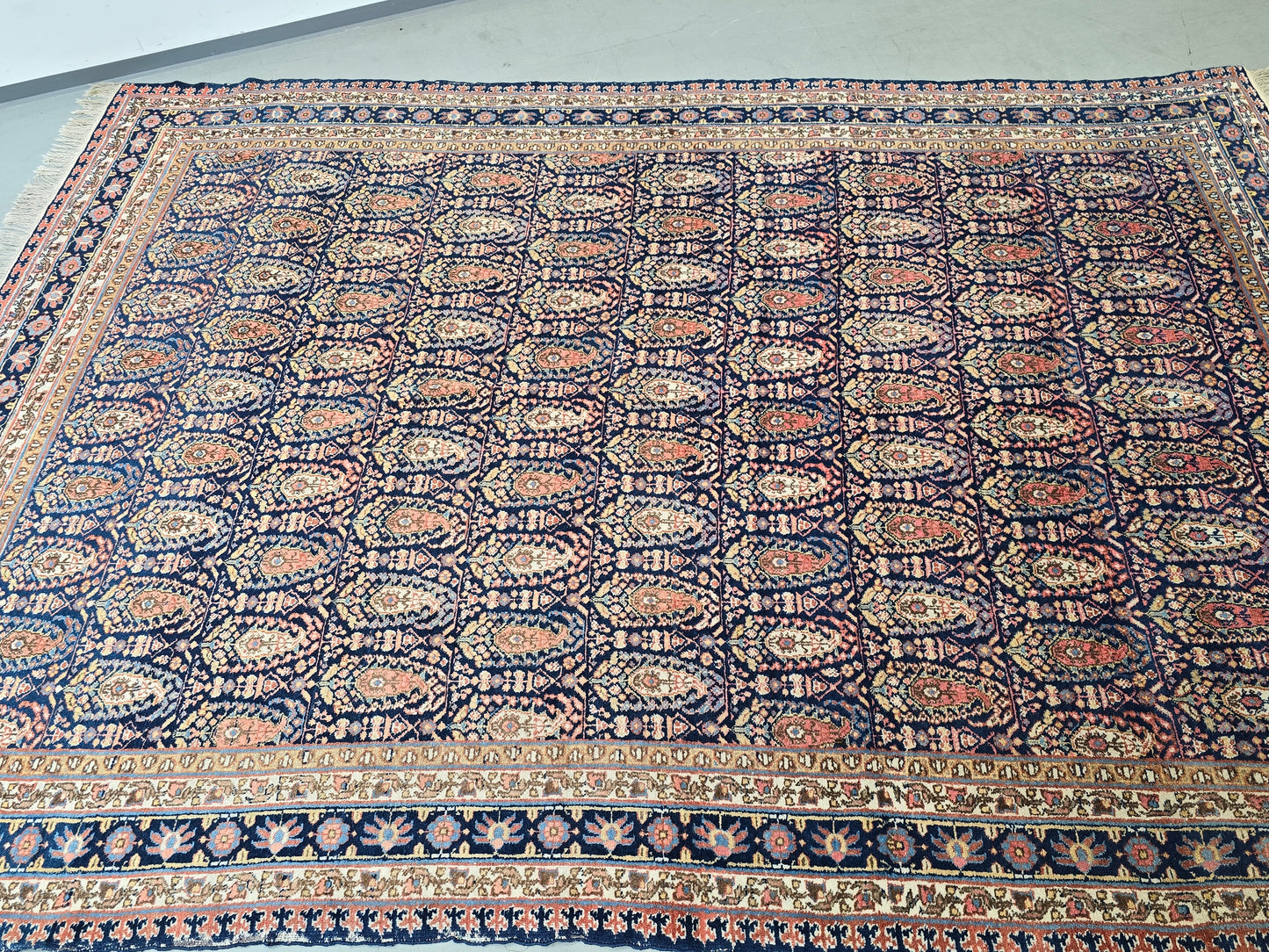 SENNEH PERSERTEPPICH Antik Handgeknüpft 315x226 Teppich Orientteppich Zertifikat