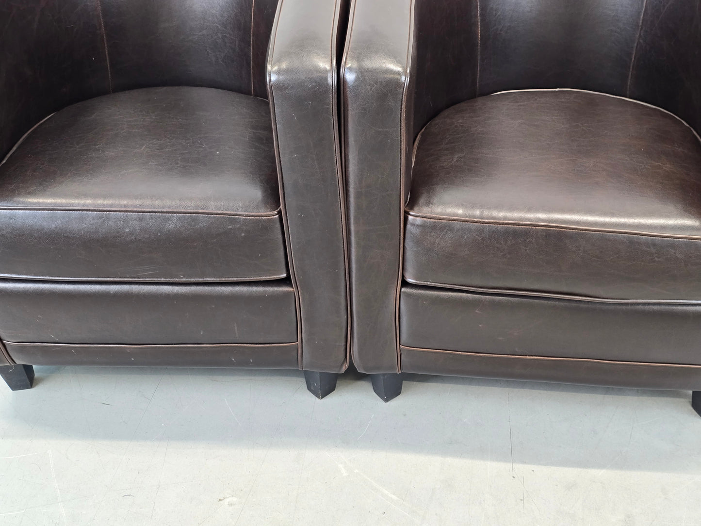 VANTOL SESSEL Leder Clubsessel Vintage Cocktailsessel Braun Sessel Lounge