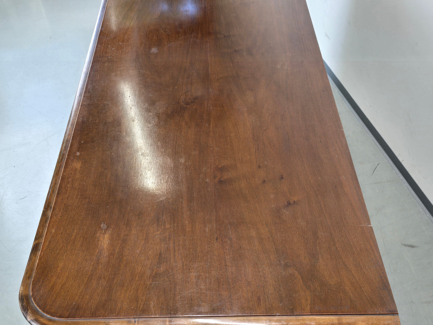 SIDEBOARD NUSSBAUM Vintage Kommode Anrichte Chippendale Stil 60er Jahre