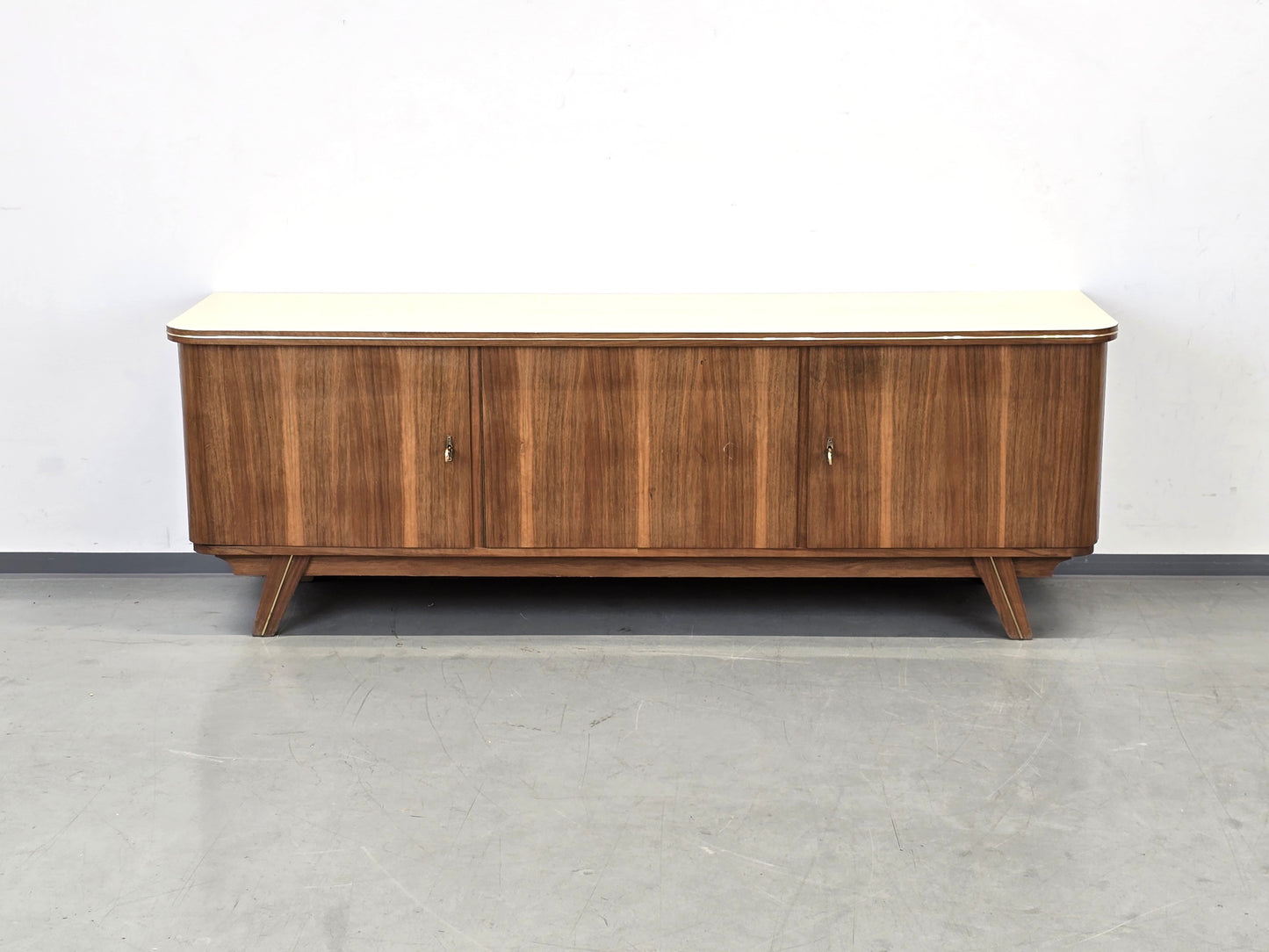 SIDEBOARD VINTAGE Nussbaum Mid Century Kommode WK Möbel 60er Design 180cm