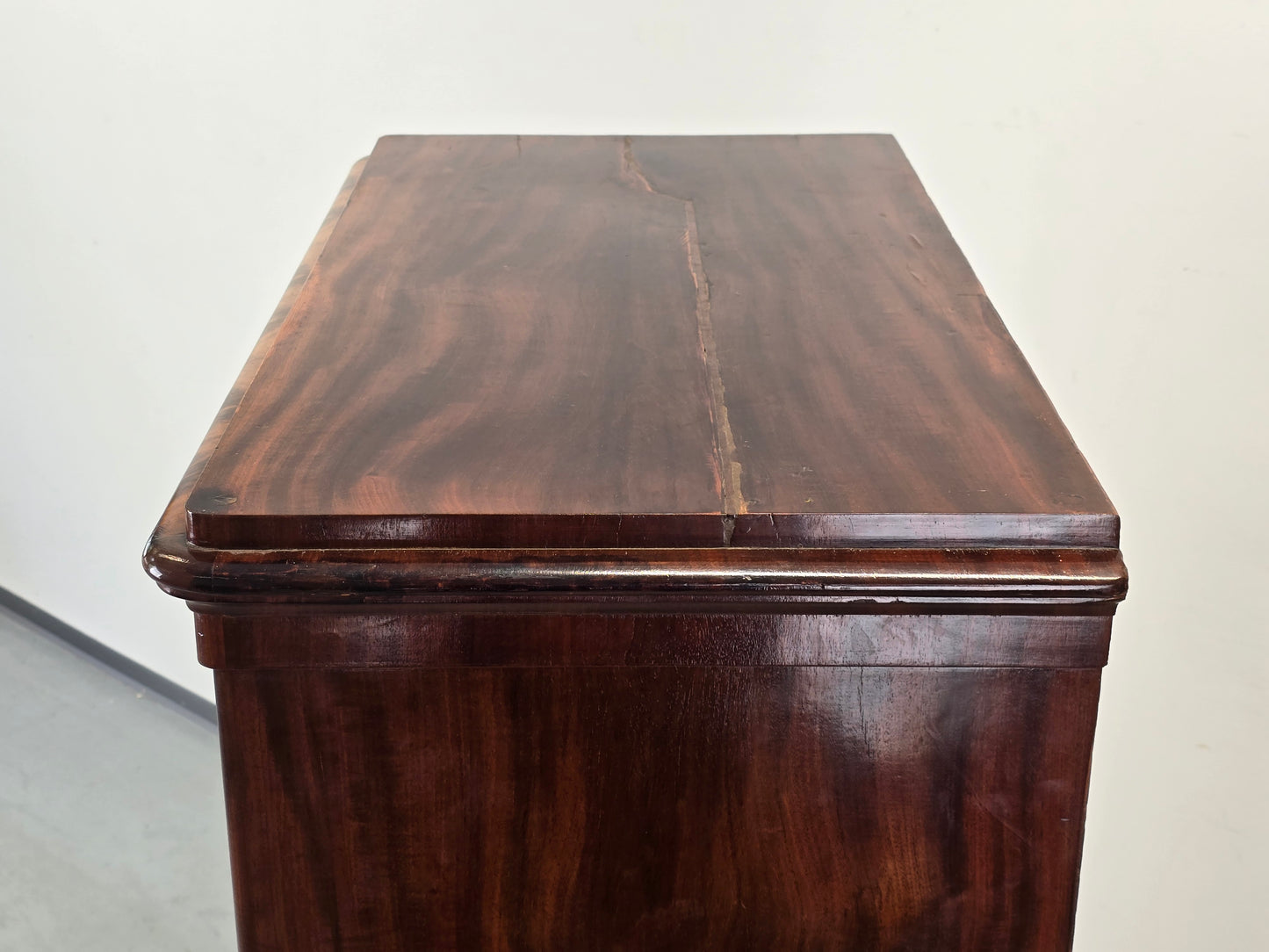BIEDERMEIER SEKRETÄR Mahagoni Schreibschrank Antik Schrank Vintage Kommode